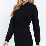 Hoodie French Terry Mini Dress