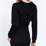 Hoodie French Terry Mini Dress