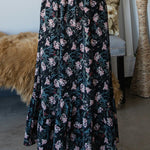 Elastic Waistline Maxi Skirt