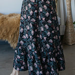 Elastic Waistline Maxi Skirt