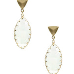 Triangle Resin Dangle Earring