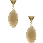 Triangle Resin Dangle Earring