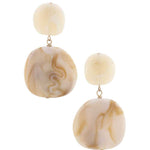 Acetate Resin Double Circle Earring