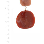 Acetate Resin Double Circle Earring