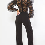 Lace Combined Fashion Jumpsuit