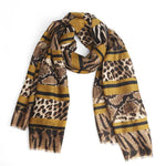Fashion Animal Print Skinny Scarf