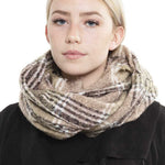 Multi Plaid Infinity Scarf