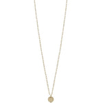 Metal Chain Hexagon Leopard Pendant Long Necklace