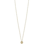 Metal Chain Hexagon Leopard Pendant Long Necklace