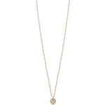 Metal Chain Hexagon Leopard Pendant Long Necklace
