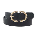 Metal Twist Buckle Belt