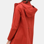 Long Line Hooded Utility Anorak Jacket Coat