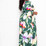 Puff Sleeve Button Front Dress