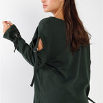 Long Sleeve Cut-out Sweater