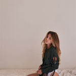 Long Sleeve Cut-out Sweater