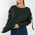 Long Sleeve Cut-out Sweater