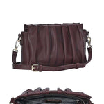 Stylish Smooth Wrinkled Crossbody Bag