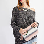 Tribal Printed Knit Top