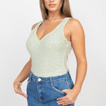 Scoop Neck Mesh Bodysuit
