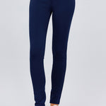 5-pockets Shape Skinny Ponte Mid-rise Pants