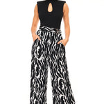 Woven Print Fashion Pants