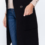 Sleeveless Long Sweater Vest