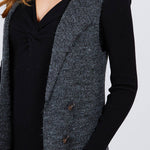 Sleeveless Long Sweater Vest