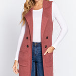 Sleeveless Long Sweater Vest