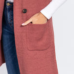 Sleeveless Long Sweater Vest