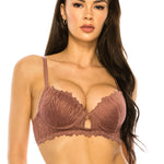 Coverage Lace Trim Bra