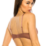 Coverage Lace Trim Bra