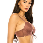 Coverage Lace Trim Bra