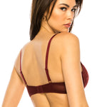 Coverage Lace Trim Bra