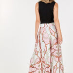 High Waist Wide Leg Printed Palazzo Pants
