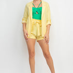 Roll-up Quarter Sleeve Jacket
