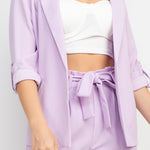 Roll-up Quarter Sleeve Jacket