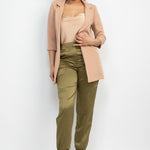 Open Front Notch Solid Jacket