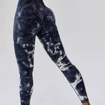 High Waist Tie-Dye Long Sports Pants