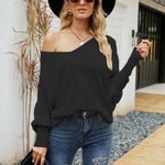 V-Neck Dolman Sleeve Sweater