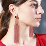Beaded Tassel Earrings