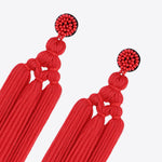 Beaded Tassel Earrings