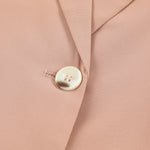 One-Button Flap Pocket Blazer