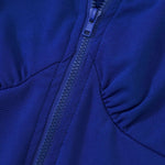 Zip Up Cutout Drawstring Detail Dress