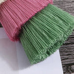 Layered Tassel Keychain
