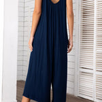 Spaghetti Strap Scoop Neck Jumpsuit