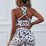 Pre- Order Animal Print Sports Bra and Shorts Set