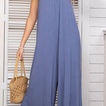 Spaghetti Strap Scoop Neck Jumpsuit