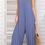 Spaghetti Strap Scoop Neck Jumpsuit