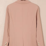 One-Button Flap Pocket Blazer